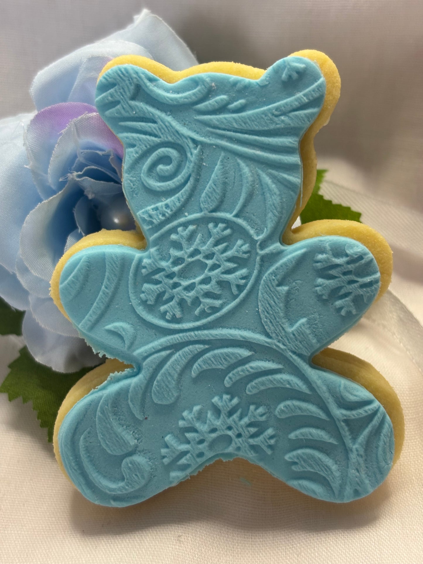 Baby blue teddy